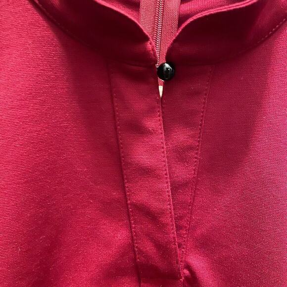 NWOT Vfshow Vfemage Red Mandarin Collar Midi Dress Small – Valentine’s Day - Picture 5 of 7